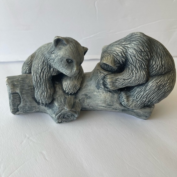 Glacial Ice Age Sculpture Crafted by Hand ACE Alaska, Whimsical Bears W… - Picture 1 of 9